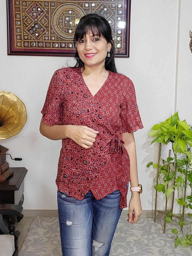 Taapsee Pannu in our Love for Stripes Printed Wrap Dress – Swati Vijaivargie